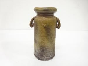 備前焼　耳付花入